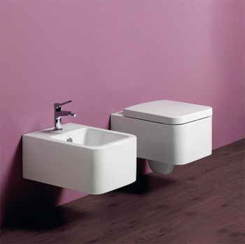 Крышка сиденье для унитаза Simas Flow FL 28* с микролифтом белый