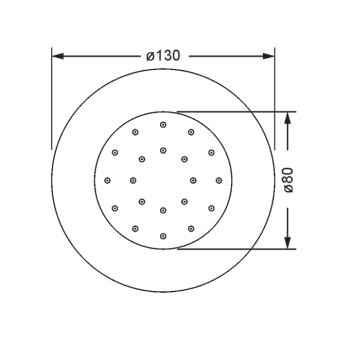 Боковой душ Jorger Shado 649.13.519.000 chrome