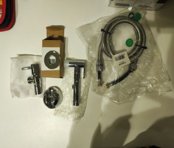 Гигиенический душ Ramonsoler с угловым краном и латунной лейкой wc 114102-40