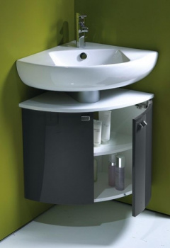 Тумба под раковину 70 см Jacob Delafon Odeon Up EB864-442 серый антрацит лак серый