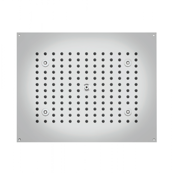 BOSSINI DREAM-RECTANGULAR Верхний душ 470 x 370 мм с 4 LED RGB, блок питания/управления, Cromoterapi