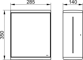 Диспенсер бумажных полотенец Keuco Collection Moll 12785010101 серый