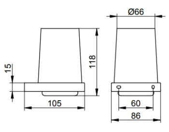 Стакан Keuco Edition 11 11150359000 титан чёрный шлифованный