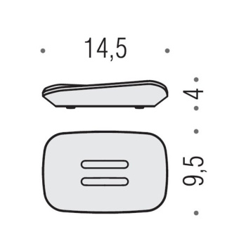 Мыльница настольная Colombo Alize хром B2540.CR