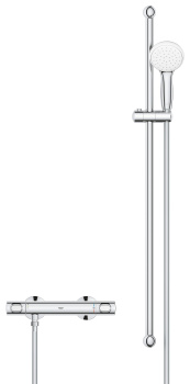 Термостат для душа GROHE Grohtherm 500, с душевым гарнитуром, хром 34797000