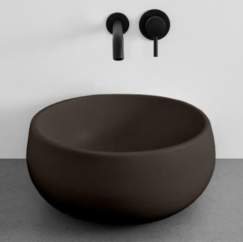 Раковина накладная Cielo Le Bacinelle BATO30 FN 30 см коричневый