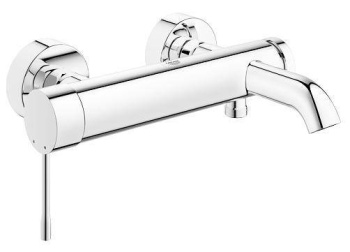 Смеситель однорычажный для ванны, GROHE Essence New, темный графит матовый, 33624AL1