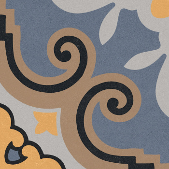 Керамогранит Motto Monotone Midnight Decor Matt 20x20 см N100107