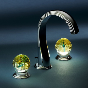 Смеситель для раковины THG Flore U5A-A02-151LED хром