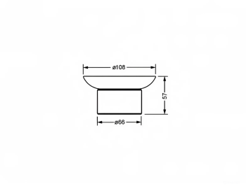 Мыльница Jorger Exal 632.00.017.065 platinum