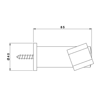Держатель для душевой лейки Nicolazzi Arena для OlympusM.CroceAgoraTorremonocom. 7136CR