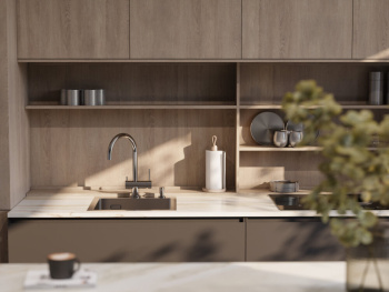 Смеситель для кухни Omoikiri Yamada LG светлое золото 4994479