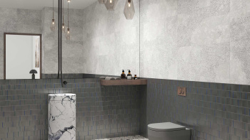 Керамогранит Aparici Fireclay White Stamp Natural 49.75x99.55 см 4-141-2