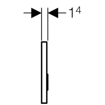 Смывная клавиша Geberit Sigma 50 115.788.00.1