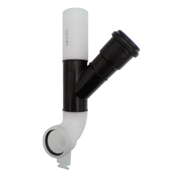 TECE Сливной патрубок с отводом для подключения к вентиляции DN 50,45, отвод вправо