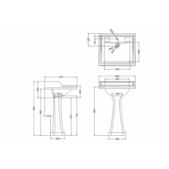 Пьедестал Burlington Regal P7