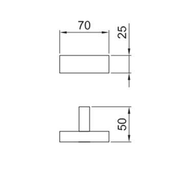 Крючок Fantini Linea черный матовый 92 13 7708