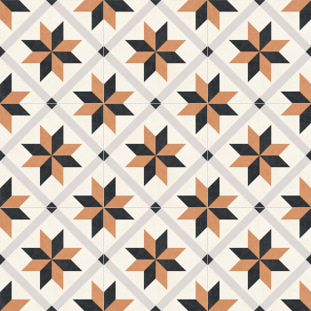 Керамогранит Motto Levels Orange Decor 1036 20x20 см N100076