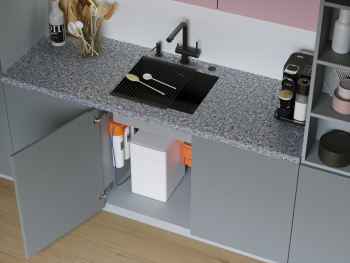 Мойка кухонная Omoikiri Taki 54-U/IF-GB Side SF графит 4997036