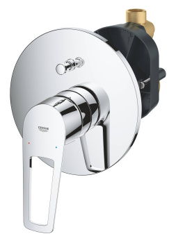 Смеситель для ванны с душем Grohe BauLoop 29081001, хром