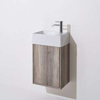 Тумба под раковину подвесная Simas Agile AGM40 BARRIQUE 40x 52 см коричневый