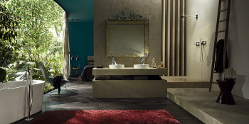 Axor Starck Organic, Термостатический смеситель напольный для ванны, внешняя часть, цвет: хром 12016