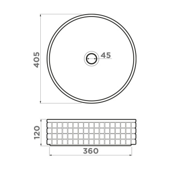 Раковина накладная Omoikiri Akira-WH белый 4972072