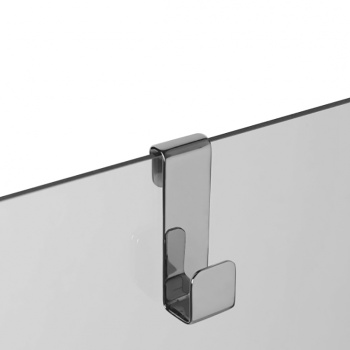 3SC APPY Крючок навесной на стекло, одинарный, цвет: хром APPY1SL