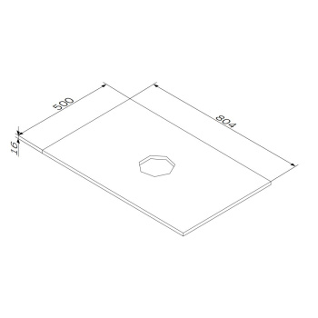 Столешница AM.PM Func 80 M8FST0800WM
