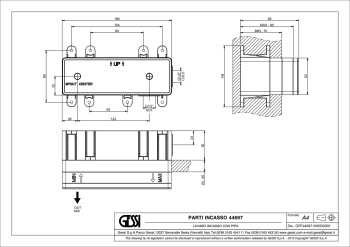 Скрытая часть смесителя Gessi 44697.031 Chrome