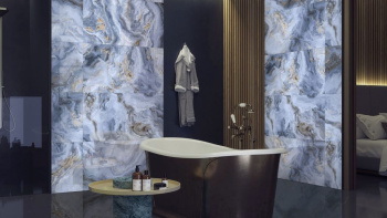 Керамогранит Neodom Luxury Arabesque Blue Polished 60x120 см N20354