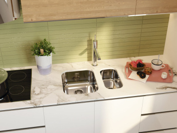 Дополнительная мойка Omoikiri Omi 20-U-IN нержавеющая сталь 4997022