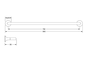 Держатель для полотенец Jorger Valencia 638.00.040.000 хром