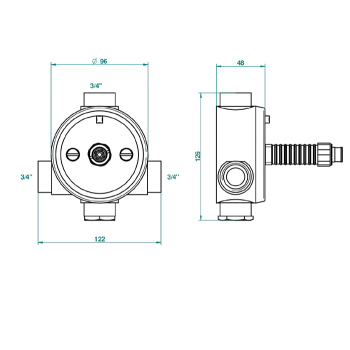 Внутренняя часть термостата THG Tous Styles G00-A00-8200N