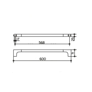 Полотенцедержатель для раковины Jacob Delafon Odeon Up E4690-39R