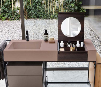 Раковина накладная Cielo I Narcisi NALA CP 130 см розовый