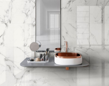 Керамогранит Aral White Polished Rect 60x120