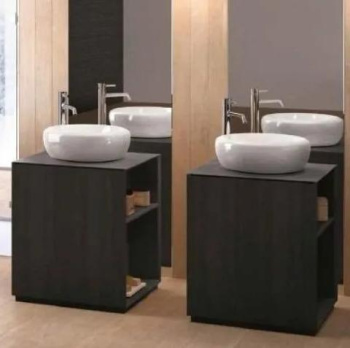 Раковина накладная Cielo Fluid FLLA45 45 см белый