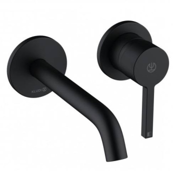 Kludi Nova Fonte Смеситель для раковины 18 см, чёрный матовый