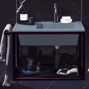 Раковина подвесная Cielo Era ERLA60DX PL 60 см правая голубой