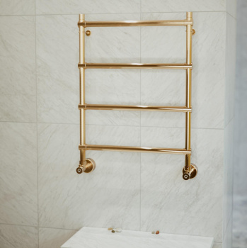 Полотенцесушитель водяной Margaroli Sole 4424704ORB 72x54 бронза