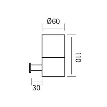 Стакан подвесной Cisal Xion матовое стекло/нержавеющая сталь XI090501D1