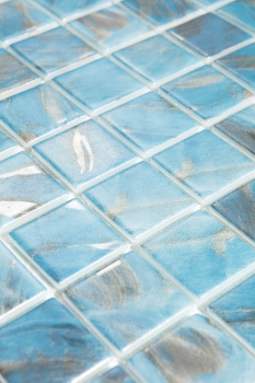 Мозаика на сетке Vidrepur Oasis Blue №7102 25x25 м2