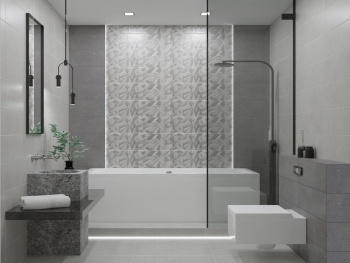 Керамическая плитка Eletto Ceramica Limestone Leaves Light 24.2x70 см 00-00108466