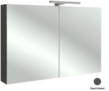 Зеркало-шкаф Jacob Delafon Rithmik EB797RU-N14 серый антрацит серый