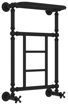 Полотенцесушитель водяной Сунержа Ренессанс 1452 660x400 31-0282-6640 матовый черный