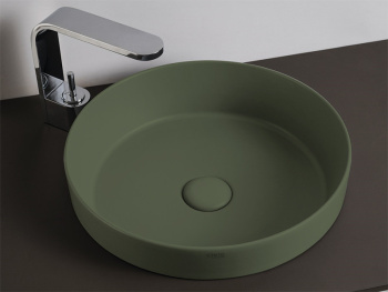 Раковина встраиваемая Cielo Enjoy EJLASIT AG 40 см зеленый