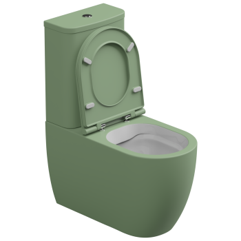 Чаша напольного унитаза GSG Ceramic Design Like White/Salvia Matt LKMBLBI000/031P