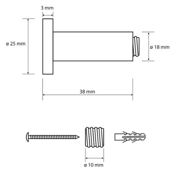 Крючок Bemeta Omega 104206132