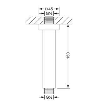 Кронштейн Jorger 649.13.771.000 chrome